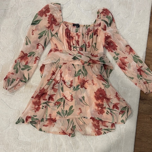 Red Dress Boutique Floral Mini Dress - Picture 2 of 4